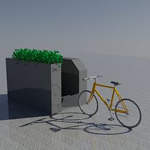 APARCABICI 2.0 - Subterrani. 3D, Street Art, and Product Design project by María Díez Manjarrés - 06.21.2016