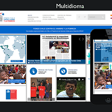 WEB CORPORATIVA GOBIERNO CHILE. Web Development, and Web Design project by Patricia Sanz Ramos - 06.21.2016
