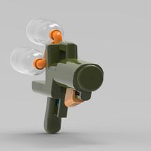 PISTOLA DE AGUA - Eco. 3D, To, Design, and Product Design project by María Díez Manjarrés - 06.21.2016