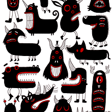 Look Around. Character Design, and Traditional illustration project by Mickael Brana - 06.22.2016