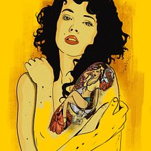 Pinup Girl. Traditional illustration project by Ivan Rodriguez Olvera - 06.22.2016