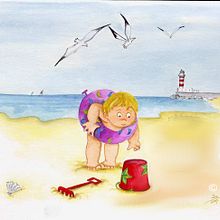Y llego en verano . Un proyecto de Ilustración tradicional de Isabel Osma - 26.06.2016