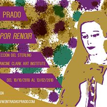 DESIGN TICKET THE PRADO MUSEUM, EN VARIAS VERSIONES CROMÁTICAS. Ein Projekt aus dem Bereich Grafikdesign von Almudena Moya - 26.06.2016