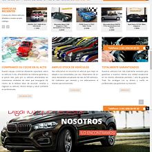 Megacar / Automóviles de segunda mano. Web Design projeto de Francisco Moreno - 09.02.2016