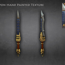 Hand Painted Sword. 3D project by Patrick Valle Alba - 06.27.2016