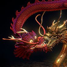 Dragón Chino. 3D, and Animation project by Pablo Vietto Ouviña - 06.29.2016