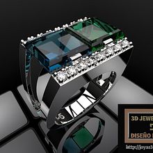 two cuads ring Ein Projekt aus dem Bereich Schmuckdesign von Diego Aramburu - 01.07.2016