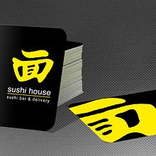 Tarjeta Sushi House. Graphic Design project by Alba Gutiérrez Roca - 07.03.2016