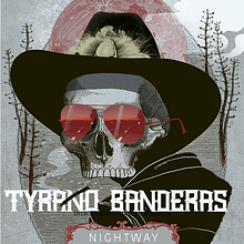 Cartel para futuro concierto de Tyrano Bandeas,. Design projeto de Isaac Matarin - 30.08.2016