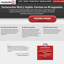 Invoicefu. Un projet de Direction artistique, Webdesign , et UX / UI de Pilar García - 04.07.2016