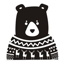 Oso. Design, Graphic Design, and Traditional illustration project by Marisa Redondo - 07.04.2016