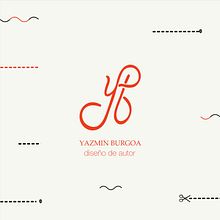 Monograma para diseñadora de indumentaria. Un progetto di Graphic design di Melo Amarfil - 05.07.2016