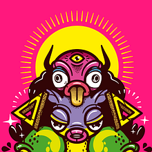 Varios personajes.. Character Design, and Traditional illustration project by Oscar Moctezuma - 06.17.2016