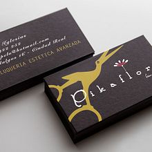 Tarjeta de visita - Pikaflor. Un proyecto de Diseño gráfico de Margarita Mompeán - 05.02.2011