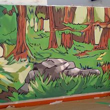 Mural para particular. Un proyecto de Bellas Artes de Samuel Ferrer - 05.07.2016