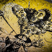 Musas violentas. Een project van Kalligrafie, Traditionele illustratie y Zeefdruk van Eduardo Aire Torres - 02.07.2016
