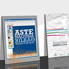Carteles. Design gráfico, Publicidade e Ilustração tradicional projeto de Maider Barrutia Unzueta - 06.02.2010