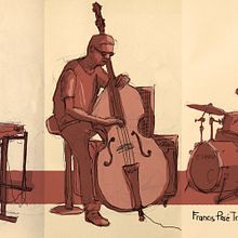 Música en directo. Traditional illustration project by Rafael Comino Matas - 07.09.2016