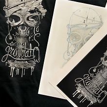 Merchandising para G-0. Graphic Design, Traditional illustration, and Screen Printing project by homoastral - 11.12.2016