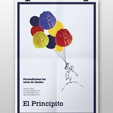 El Principito - Campaña publicitaria. Animation, Br, ing, Identit, Graphic Design, Traditional illustration, and Advertising project by Andrea Teruel - 07.10.2016