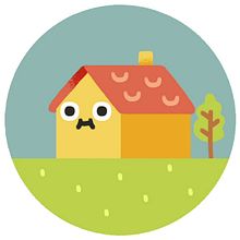 Casa alegre - Gif animado. Un progetto di Animazione, Illustrazione tradizionale e Motion graphics di Alberto Pozo - 10.07.2016