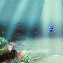 Deep Ocean. Art Direction, Lighting Design, and Traditional illustration project by Lorena Loguén - 07.11.2016
