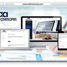 Proyecto Arafer Asesores  . Dezvoltare web, Design și Design web de Escubrasoft.com - 07.01.2016