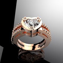 heart ring Ein Projekt aus dem Bereich Schmuckdesign von Diego Aramburu - 11.07.2016