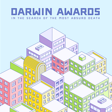 Infografía: Premios Darwin. Un proyecto de Diseño gráfico, Ilustración tradicional e Infografía de Pablo Caprino - 11.07.2016