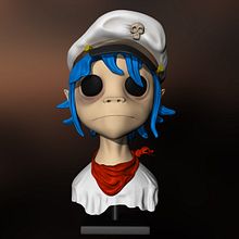 2-D Gorillaz. 3D, and Character Design project by Carlos Sánchez Muñoz - 05.12.2016
