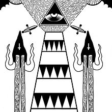 Lighthouse "Illuminati" My Path . Traditional illustration project by Art Of HǢl - 09.30.2015