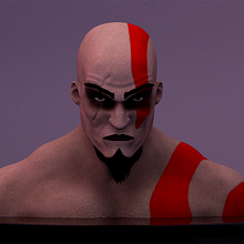 Kratos - God of War. 3D project by Joseito Lobato - 07.14.2016