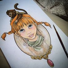 Láminas. Traditional illustration project by Uonki - 07.16.2016