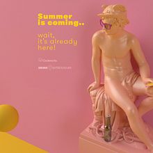 Flyer para evento Drink Entrepeneurs, Barcelona.. Art Direction project by Juan Manuel - 07.16.2016