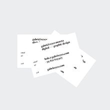 Personal Cards. Un proyecto de Dirección de arte, Diseño, Diseño editorial, Diseño gráfico y Diseño Web de Gabriel Reyes Moreta - 16.07.2016