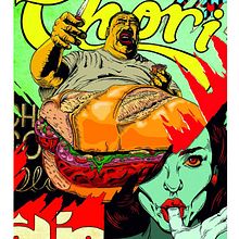Chori. Un proyecto de Arte urbano e Ilustración tradicional de juan m andrade - 18.07.2016