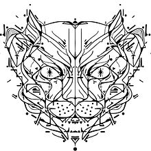 Bestial Lineal ----▲ ----. Een project van  Ontwerp van Abner Aok - 19.07.2016