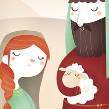 Hacia Belén. Ilustración infantil. Traditional illustration project by Laura García Mañas - 07.19.2016