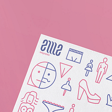 E M E _ M A G A Z I N E _ S T I C K E R S . Un progetto di Product design e Graphic design di Andrea Xoana - 19.07.2016