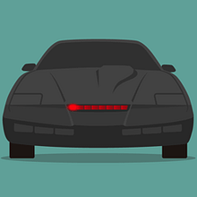 Series (I) Knight rider. Animation, and Traditional illustration project by silvia poli - 07.21.2016