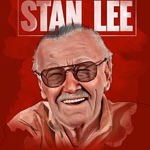 Stan Lee. Un proyecto de Ilustración tradicional de Martin Echeverria Correa - 21.07.2016