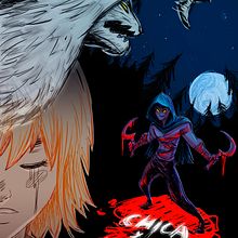 Fan art de chica y lobo #chicaylobofanart. Comic project by Freddy Navarro - 07.21.2016