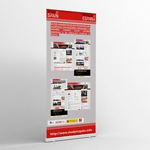Roll Up para presentación del portal www.studyinspain.info. Graphic Design project by Marta Rico Ruiz - 07.22.2016