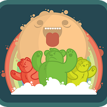 GUMMY BEARS. Traditional illustration project by Killos Trese - 07.23.2016