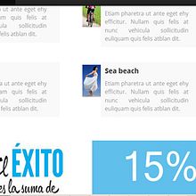 Wordpress Template. Un proyecto de Desarrollo Web de xavier sala - 23.07.2016