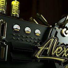 Mi Proyecto del curso: Lettering 3D: modelado y texturizado con Cinema 4D. Un proyecto de 3D de Alejandro De Lilla - 24.08.2016