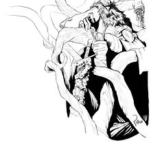 ink. Comic project by Pablo Rocha Atrio - 07.26.2016