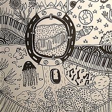 Mitocondria. Un projet de Conception de personnages, Collage, Design , Design graphique et Illustration traditionnelle de Dani Sanguineti - 26.07.2016