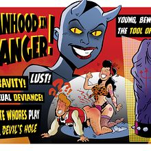 Manhood in Danger!. Traditional illustration, and Digital Illustration project by Alberto Peral Alcón - 07.26.2016
