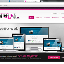 Mi portfolio: http://www.sms-designer.com. Desenvolvimento Web projeto de Sara Martínez - 11.08.2016